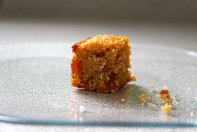 semolina cake piece