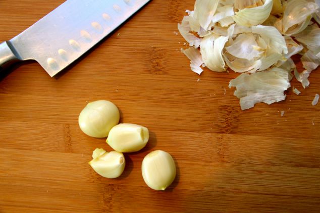 garlic peeled