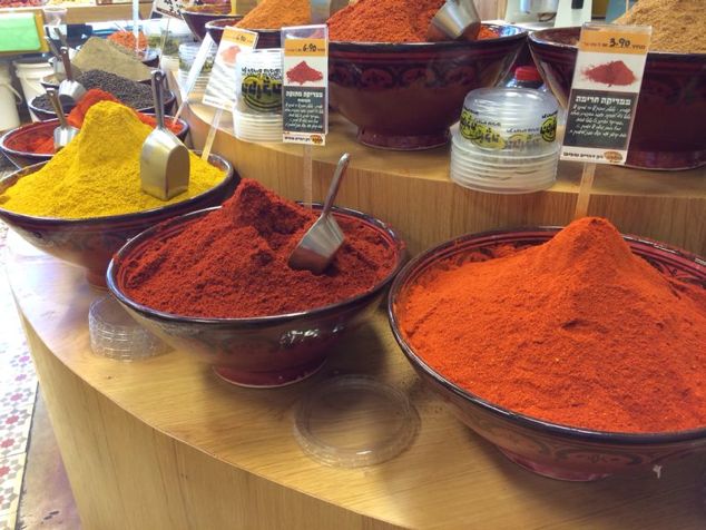 spices from an israeli market
