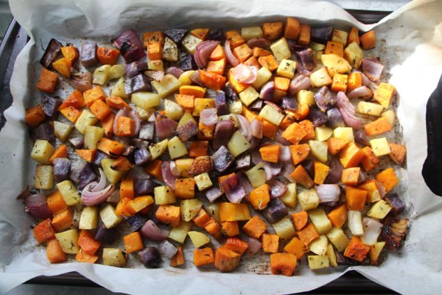Roasted Vegetables ready