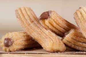 Churros with chocolate