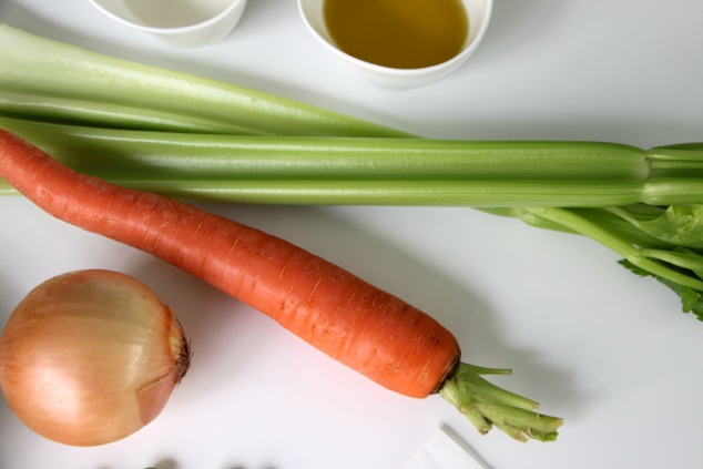 celery carrot and onion