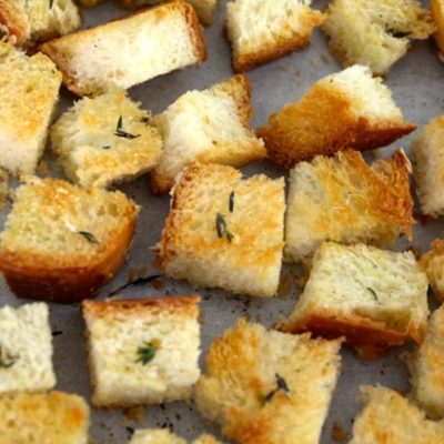 Homemade Challah Croutons