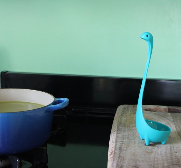 dinosaur soup ladle