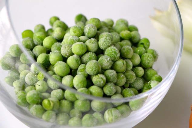 frozen peas