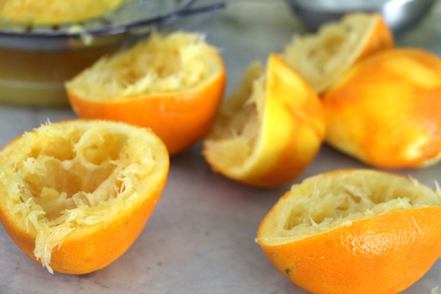 squeezed oranges