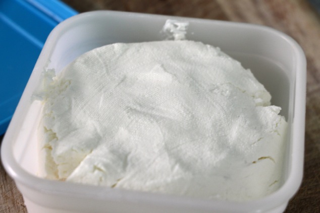 Labneh in container