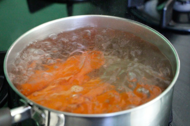 carrots boiling