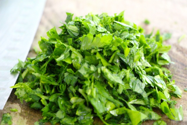 chopped parsley