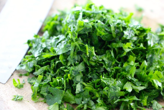 chopped parsley