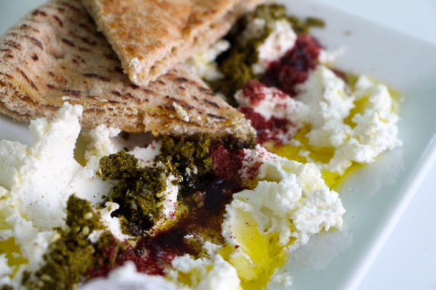 labneh with pita