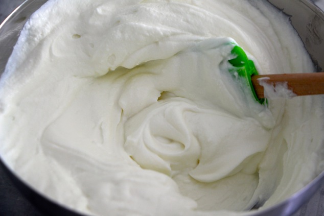 mixing greek yogurt