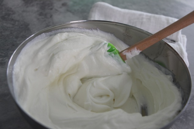 mixing yogurt with salt