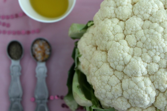 Cauliflower in focus