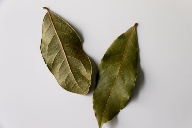 two bay leaves