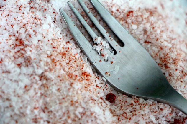 mixed salt and paprika