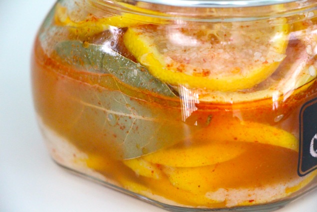 lemons juice and all in jar