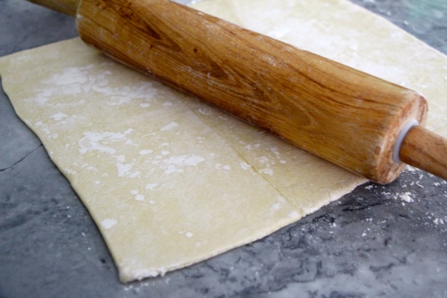 rolling puff pastry