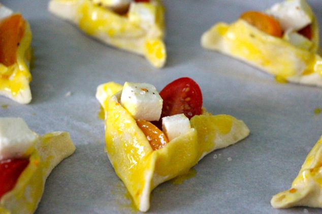 appetizers with egg yolk