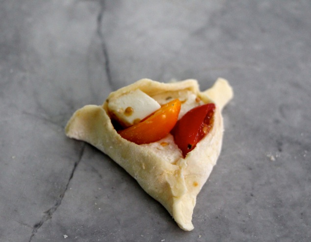 closed edges of puff pastry