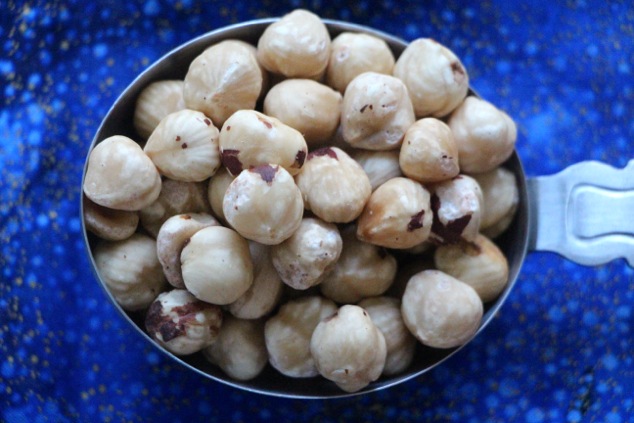 hazelnuts up close