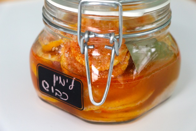 preserved lemons sealed jar