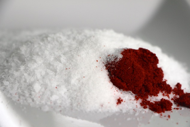 salt paprika and sugar