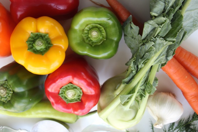 vegetables for pickles up close