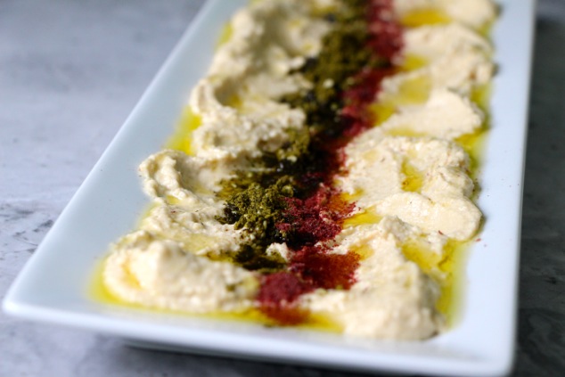 hummus zaatar and sumac