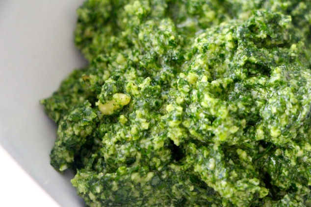 ready pesto up close