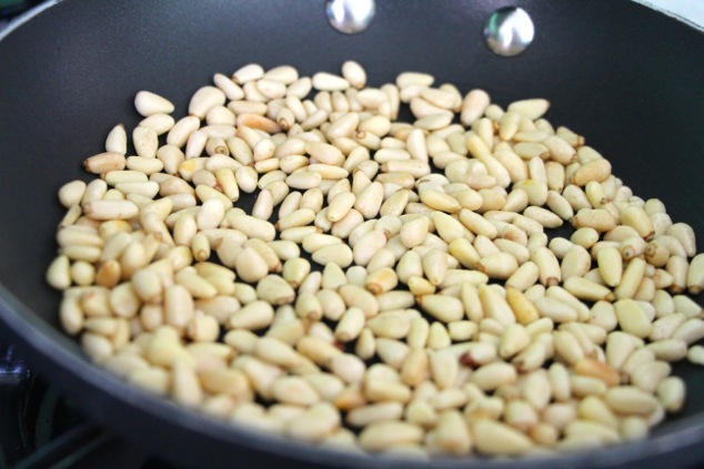 roasted pine nuts