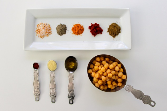 spicy chickpeas ingredients