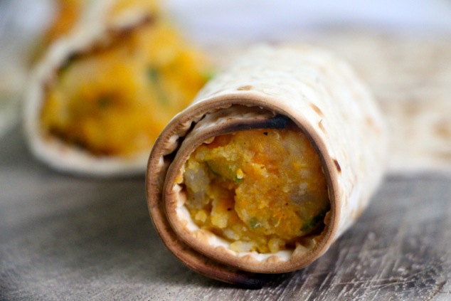 matzah eggroll rolled up close