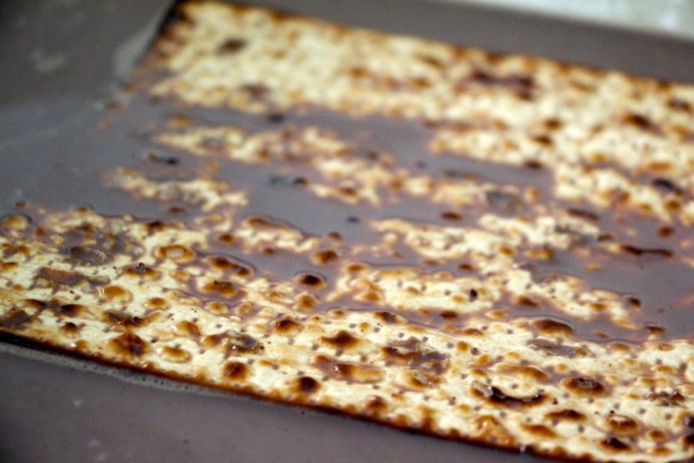 matzah soaking