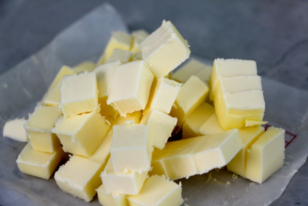 butter cut into cubes