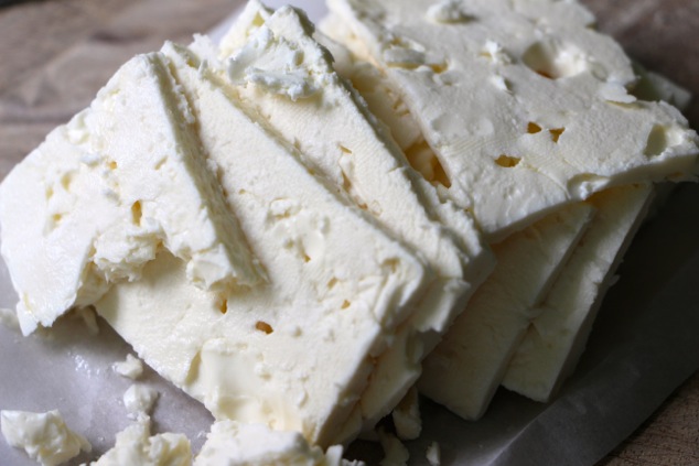 feta cheese cut up