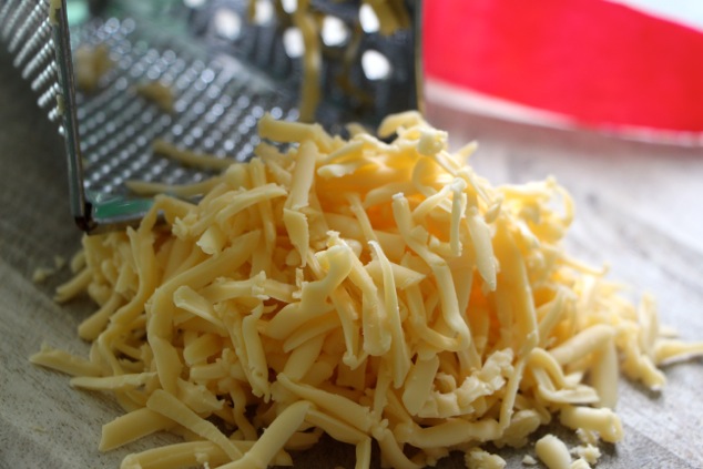 grating gouda cheese