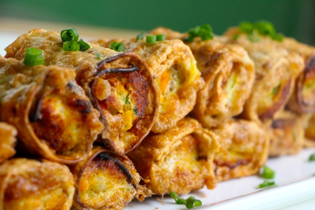 matzah eggrolls served