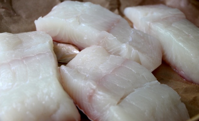 fish pieces halibut