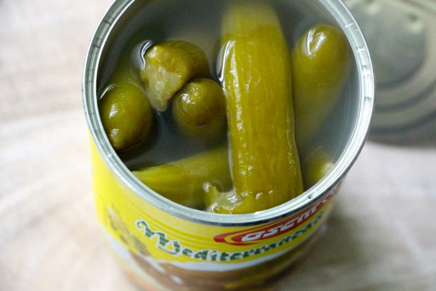 israeli pickles in a can