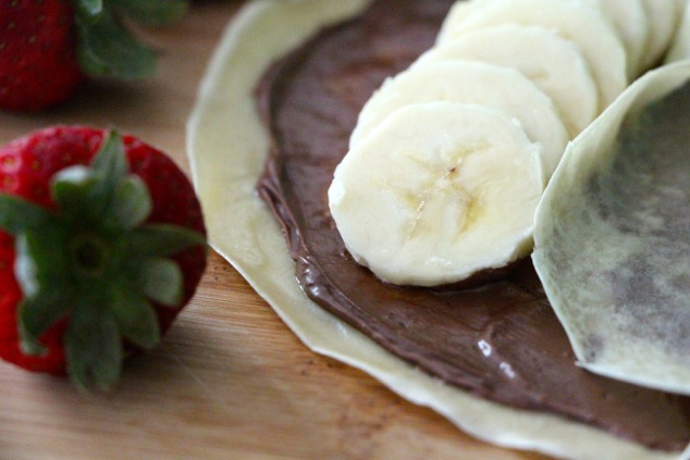 Nutella banana crepe