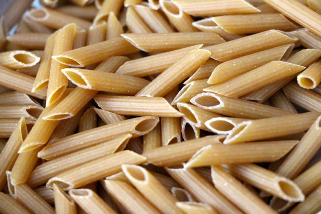whole wheat grain pene pasta