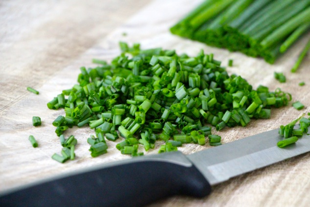 chives up close