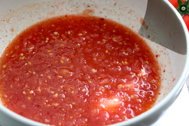 grated tomato sauce