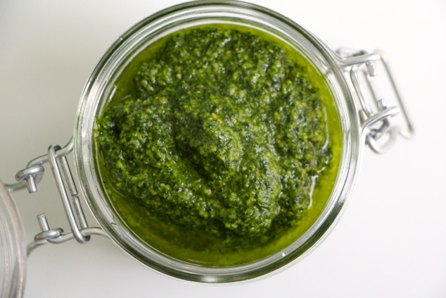 pesto ready from above