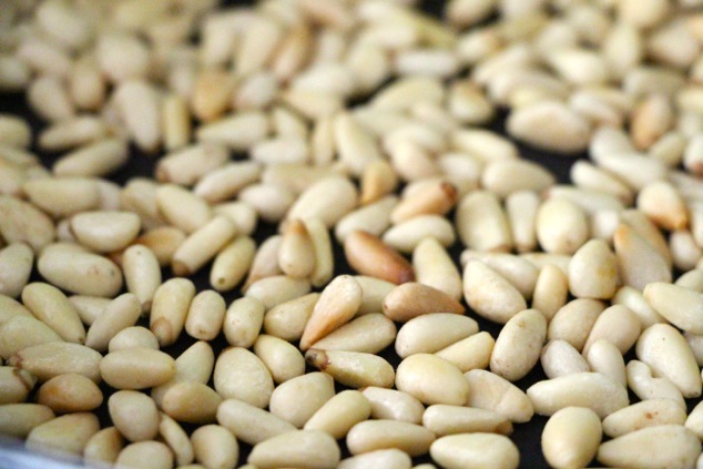 roasted pine nuts