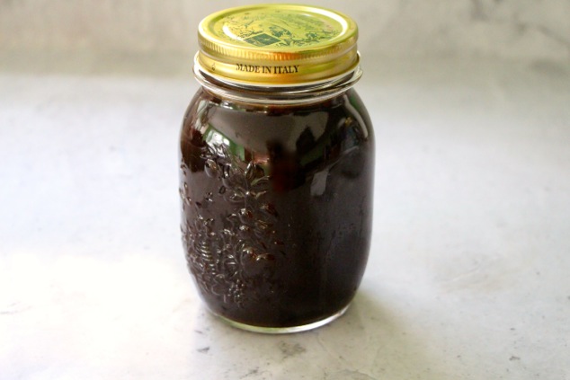 concentrated coffee in a jar