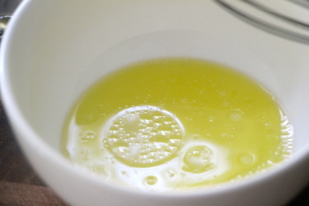 lemon juice and olive oil close up