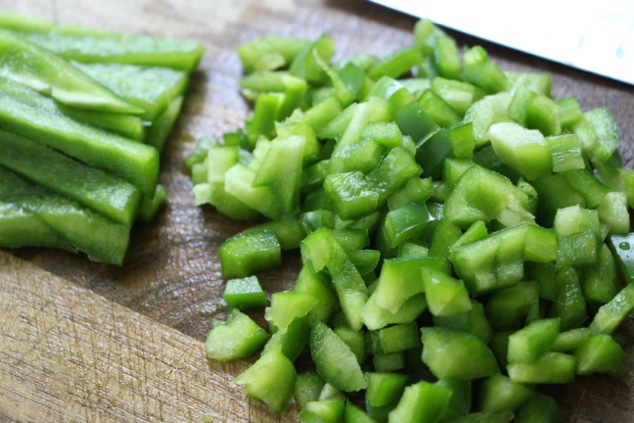 chopped green pepper