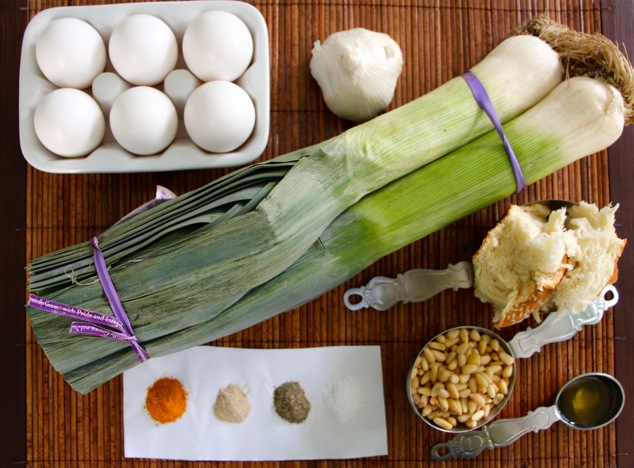 leek quiches ingredients